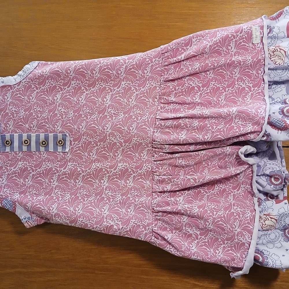 Naartjie Pink and Purple Floral Dress